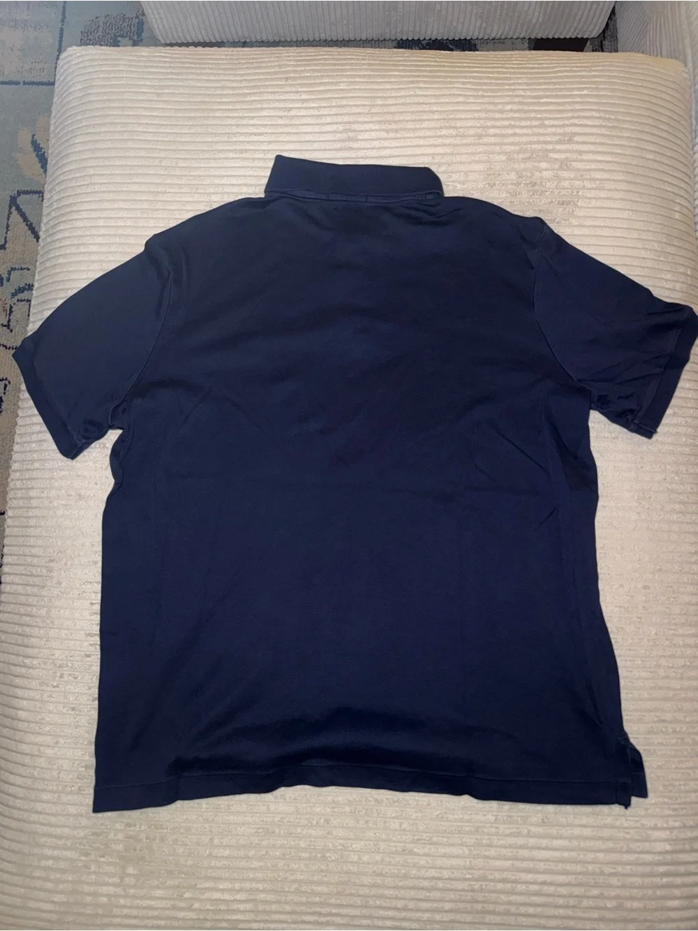 Ralph Lauren Navy Polo Shirt with White Pony Logo